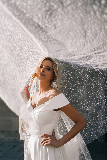 Cathedral snowdrop veil