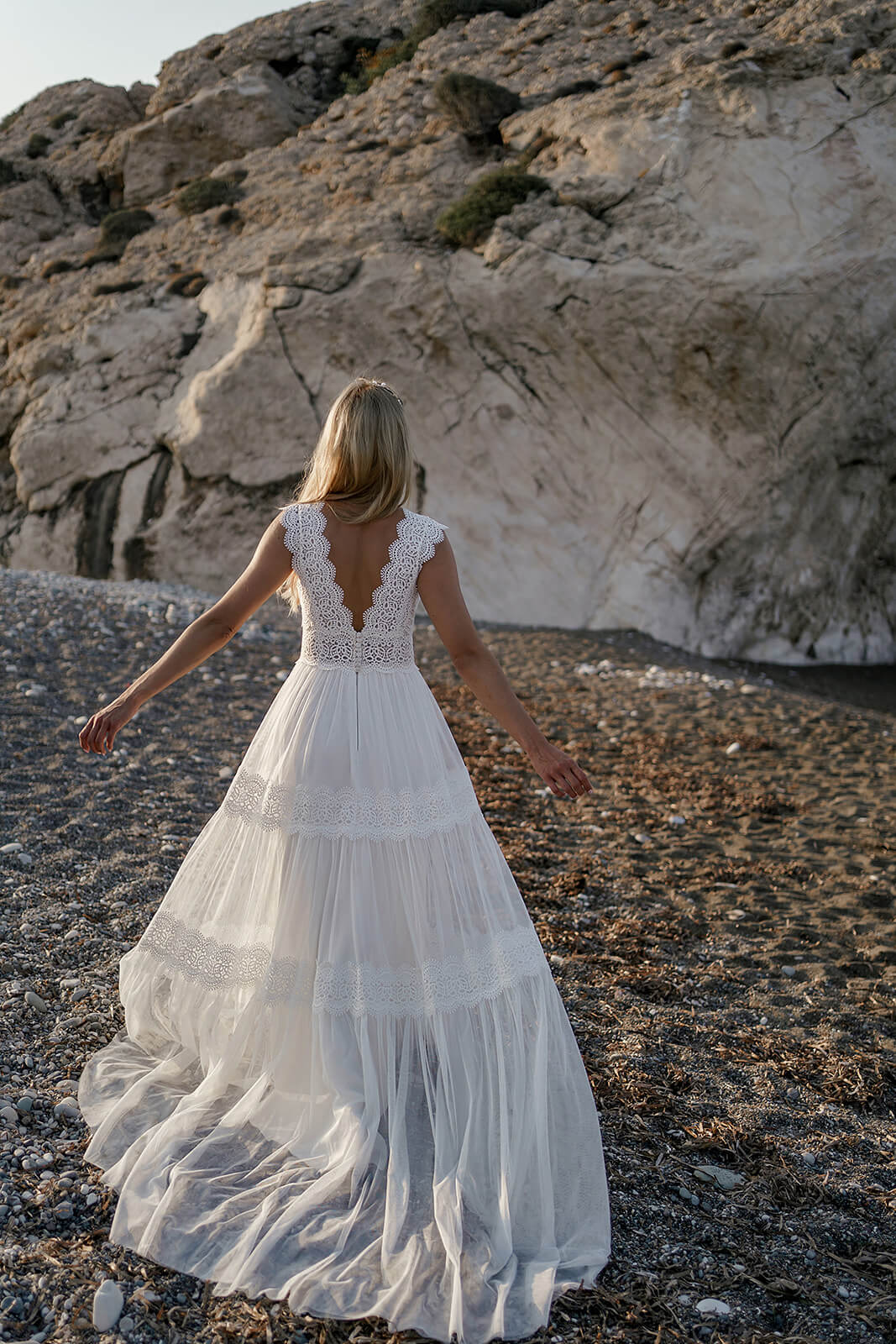 Wedding dress Lidia – A-line bridal gown, DAMA Couture.