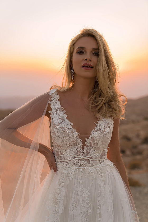Wedding dress Linda – A-line wedding dress, DAMA Couture.