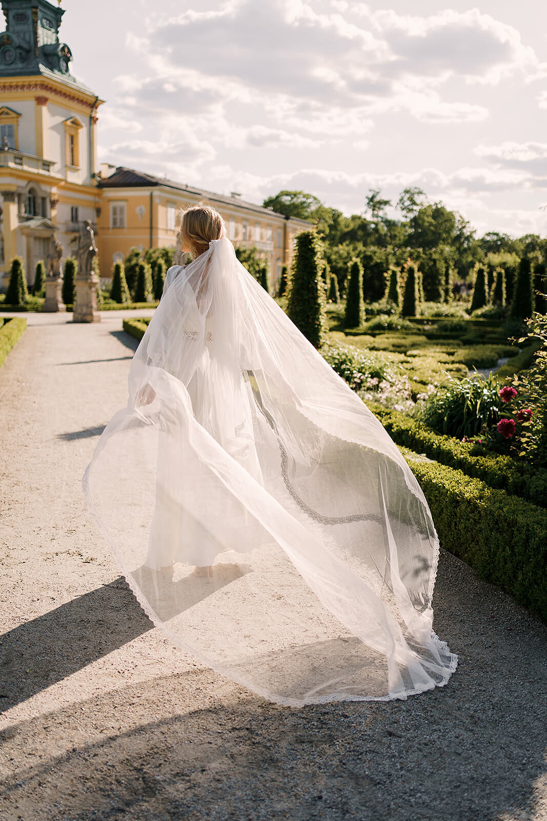 Safona – DAMA Couture wedding dress, front view.