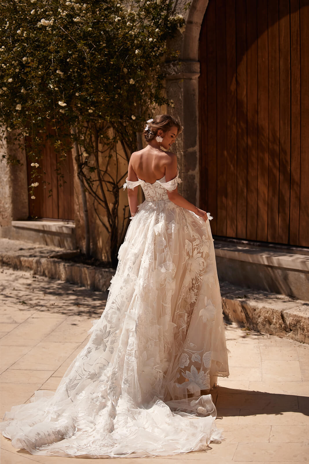 Wedding dress Nenufar – DAMA Couture A-line wedding dress.