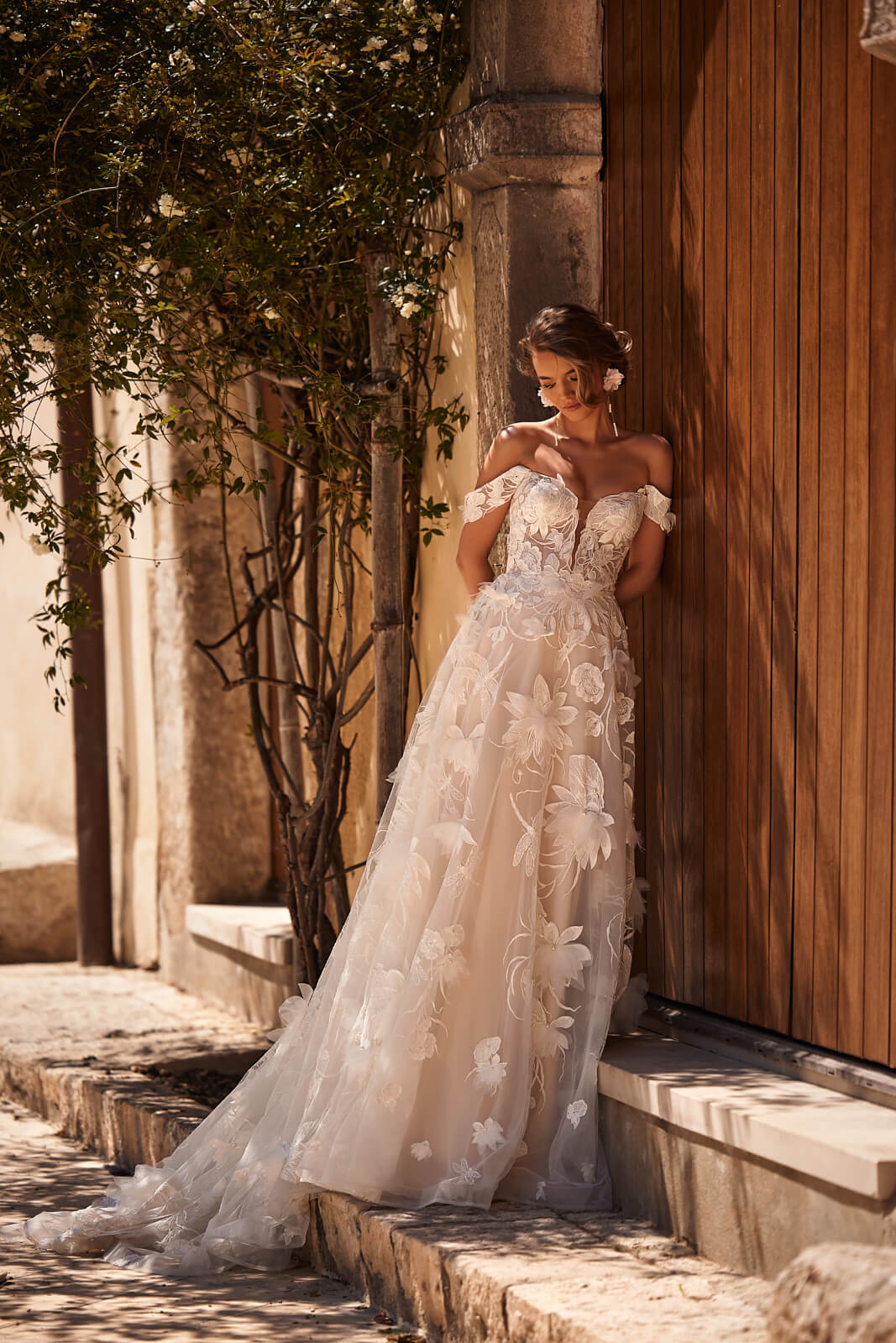 Wedding dress Nenufar – A-line wedding dress, DAMA Couture.