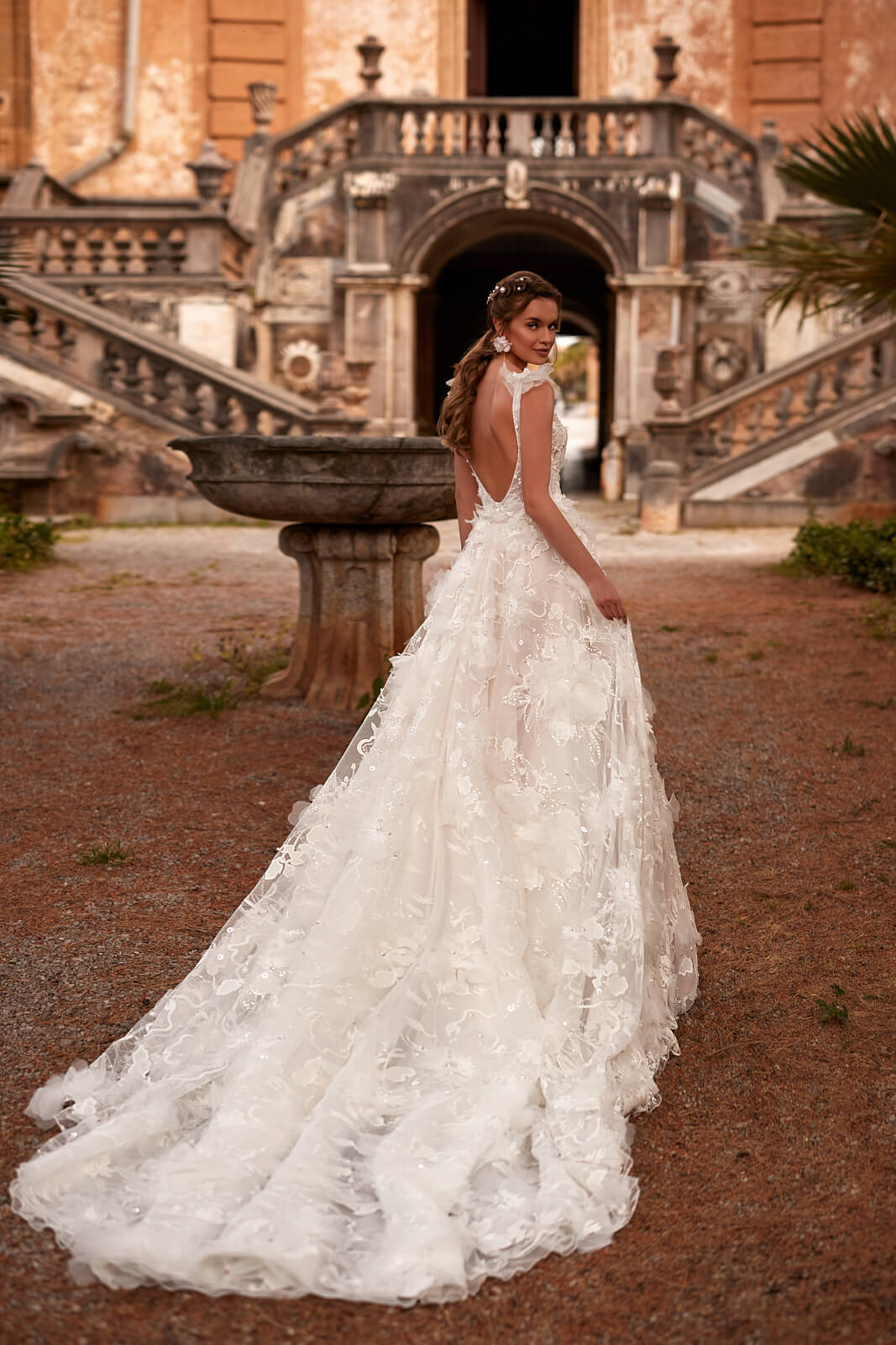Wedding dress Calanthe – A-line bridal gown, DAMA Couture.